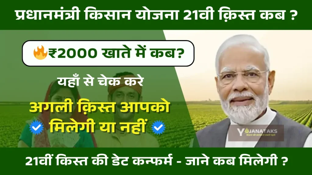 PM Kisan 21th Kist Kab Aayegi