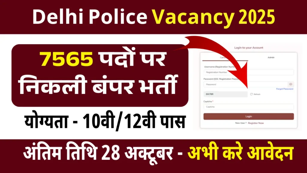 Delhi Police Vacancy 2025