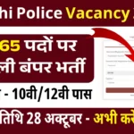 Delhi Police Vacancy 2025