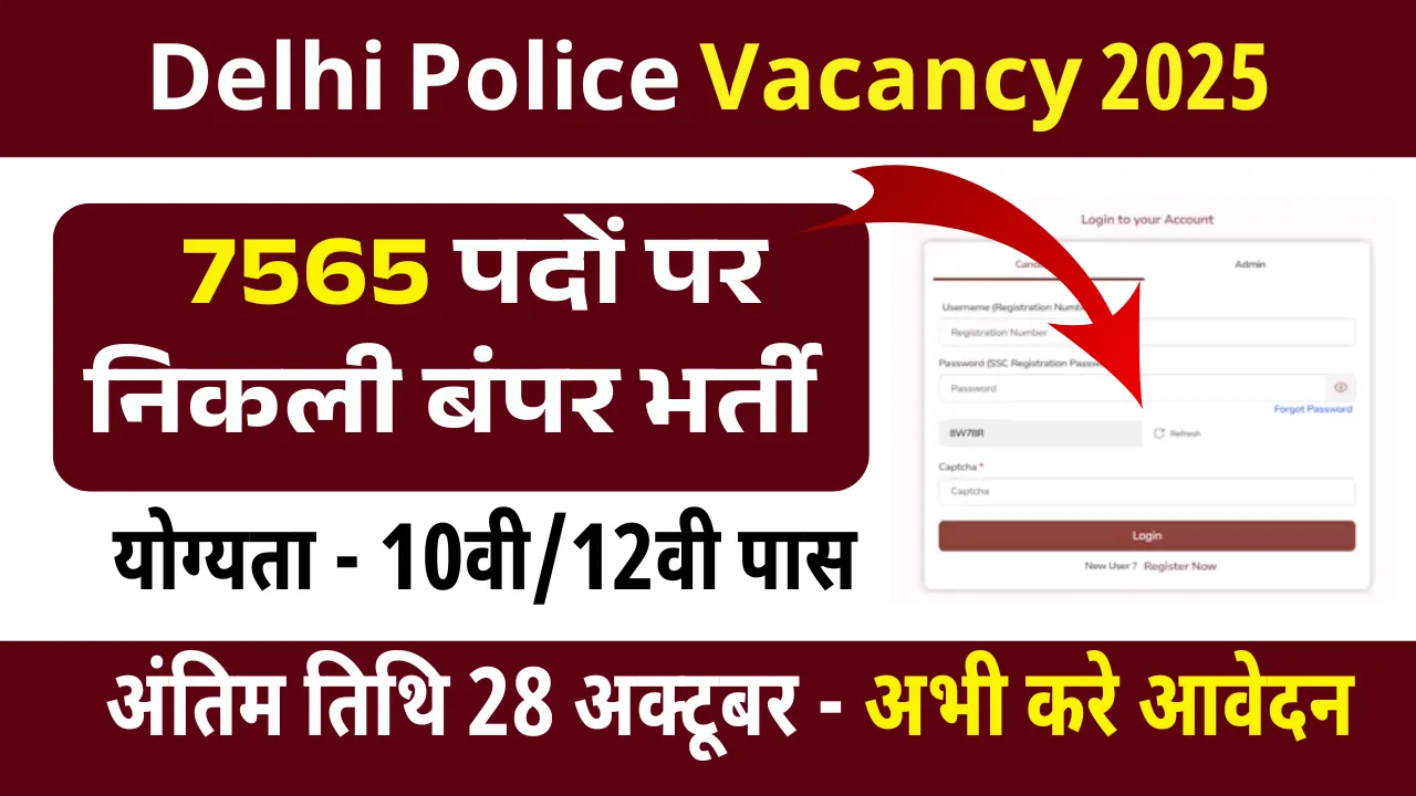 Delhi Police Vacancy 2025