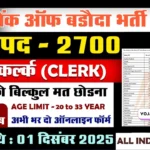 Bank Of Baroda Vacancy 2025