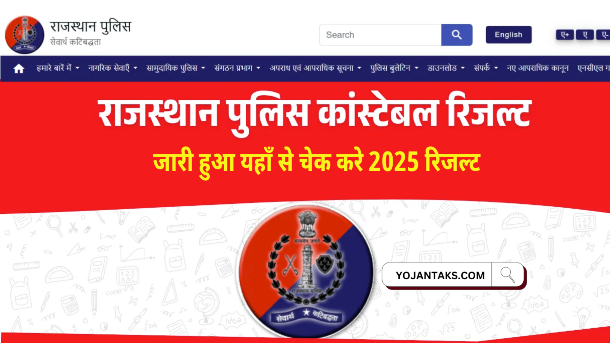 Rajasthan Police Constable Result 2025